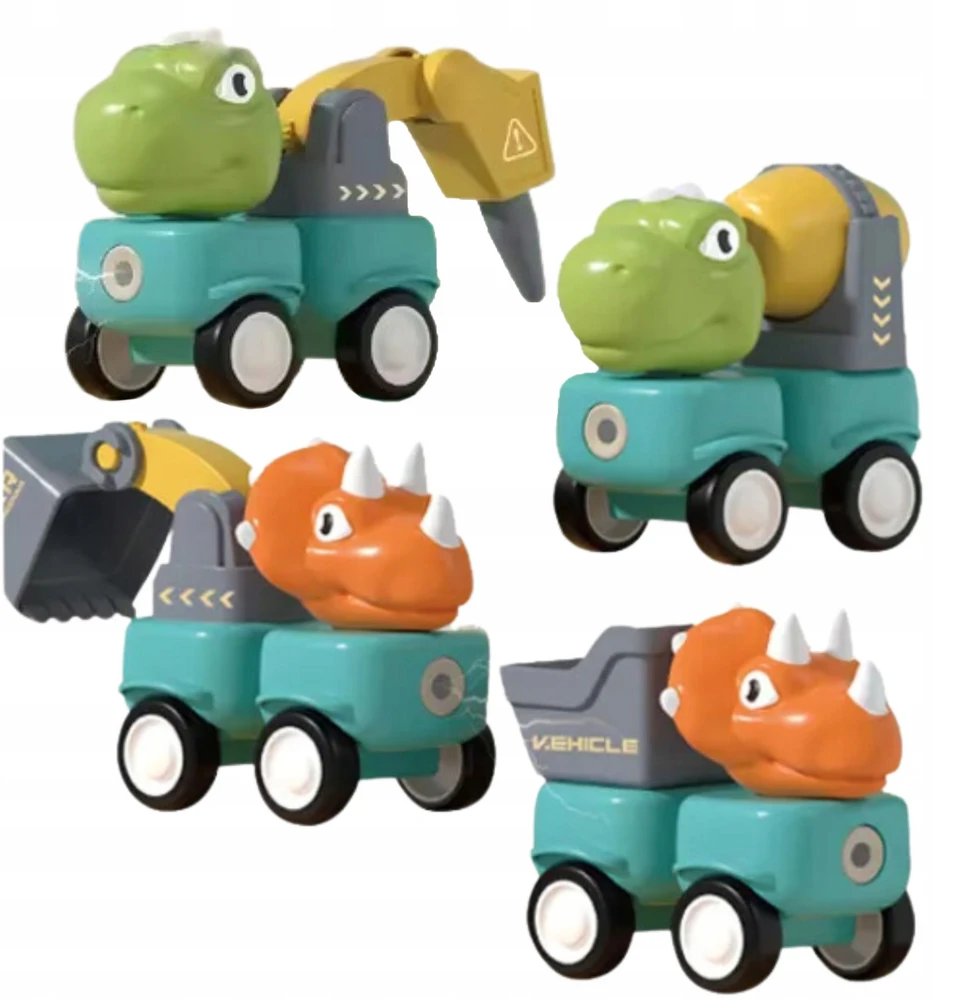 WOOPIE Konstruktoriai Magnetiniai Dinozaurai 84 el.