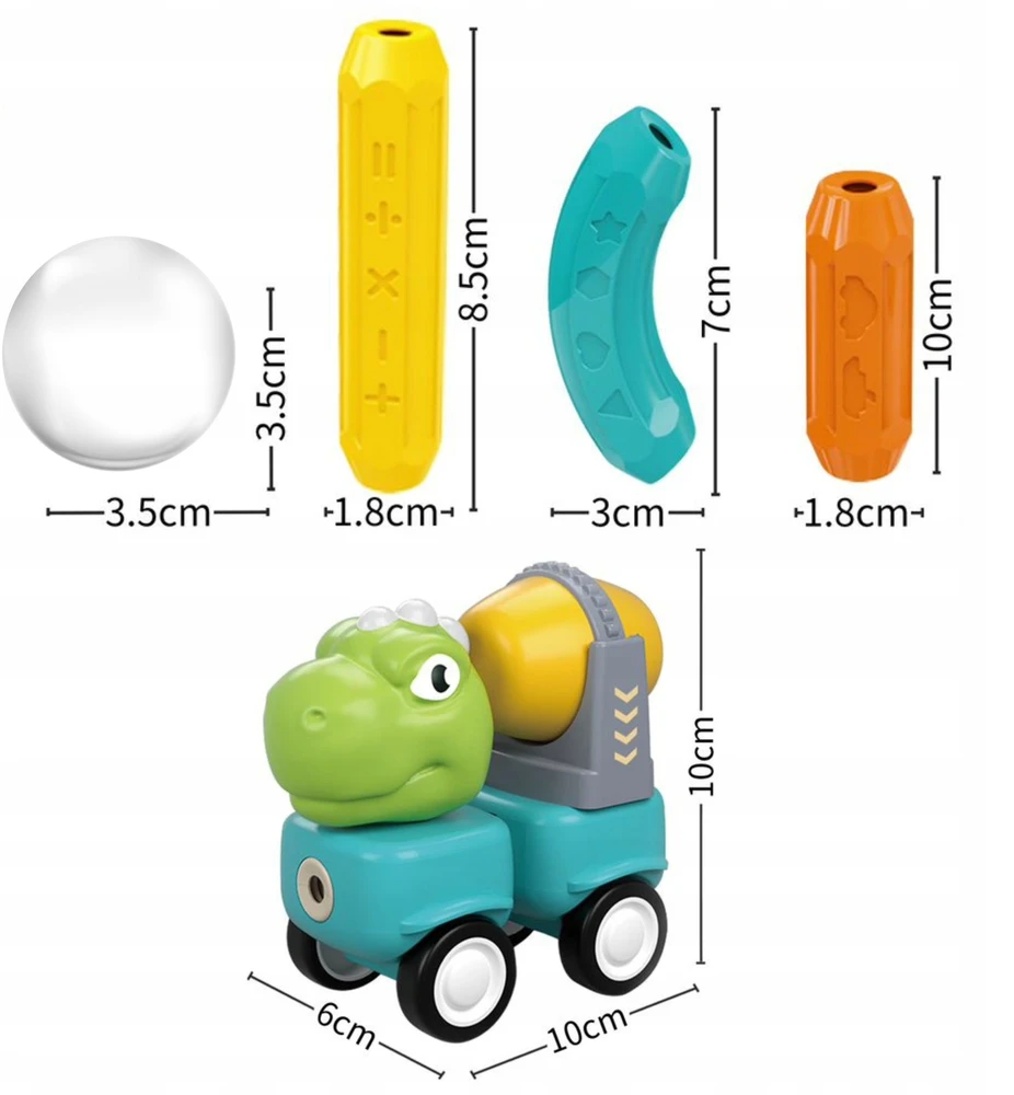 WOOPIE Konstruktoriai Magnetiniai Dinozaurai 84 el.
