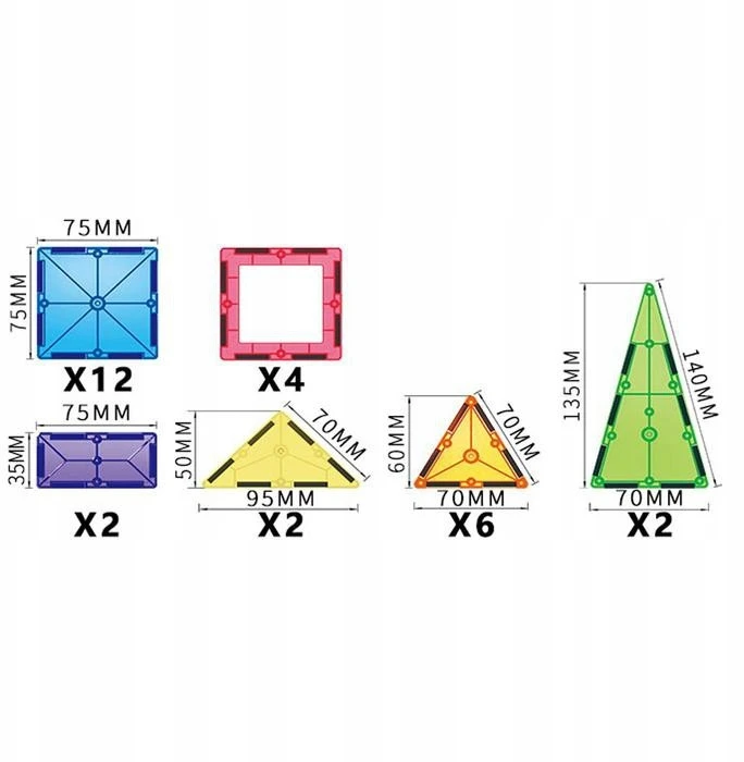 Magnetinis konstruktorius 3D Montessori Woopie