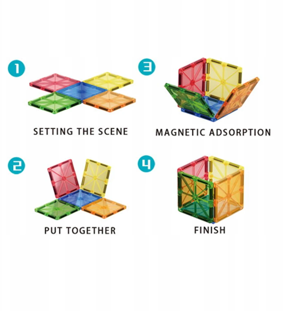 Magnetinis konstruktorius 3D Montessori Woopie