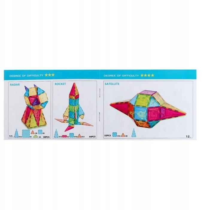 Magnetinis konstruktorius 3D Montessori Woopie