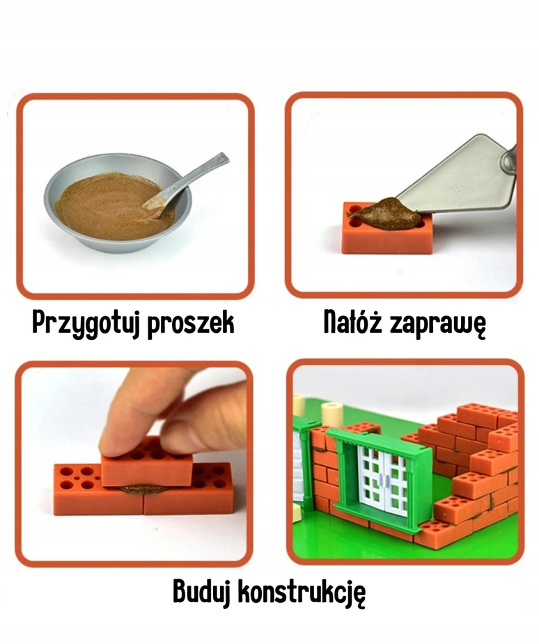 Statybinis rinkinys su plytomis WOOPIE vila