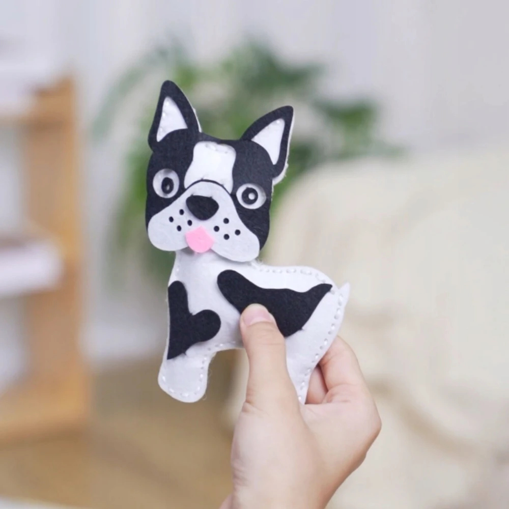 WOOPIE vaikiškas siuvimo rinkinys DOGS raktų pakabukas pasidaryk pats, pramoga vaikams