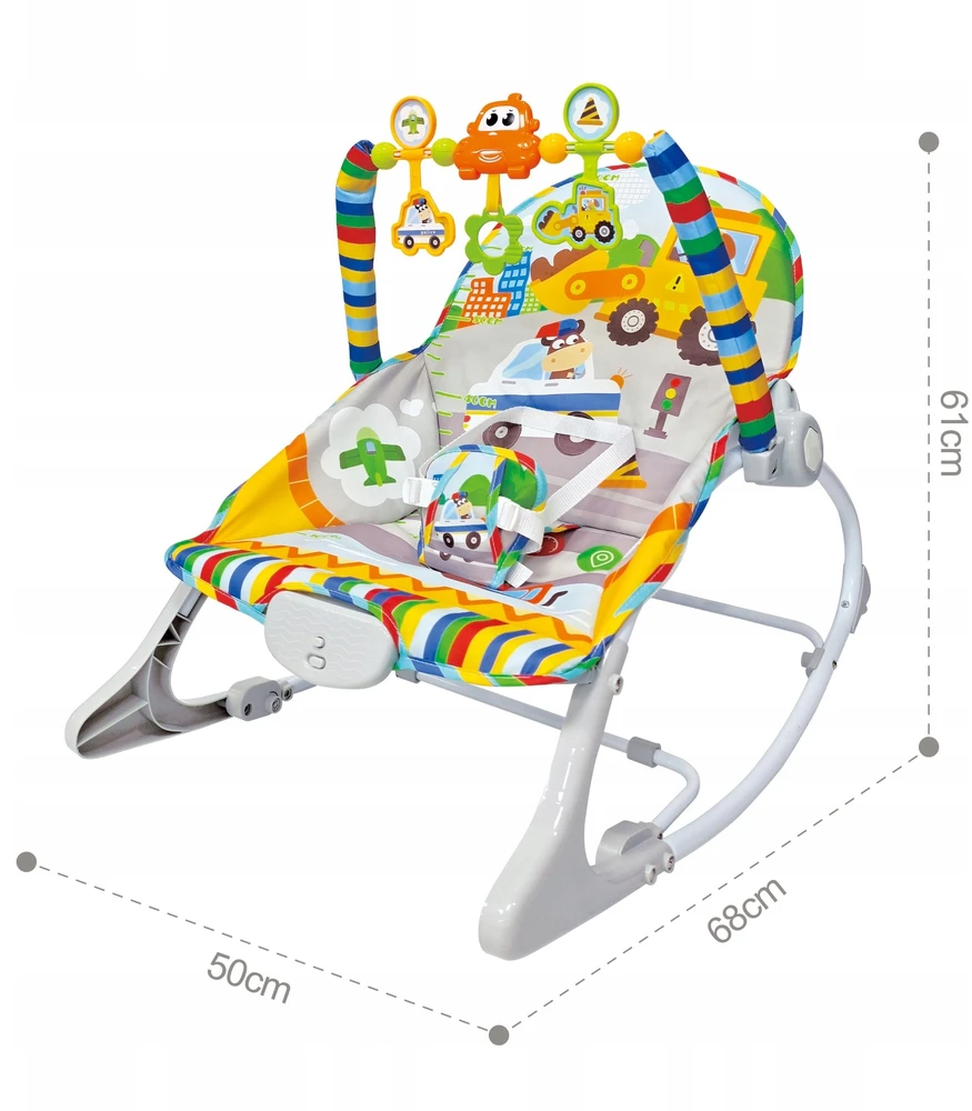 Woopie WOOPY BABY interaktyvus šokinėjantis žaislas su vibracija ir arka
