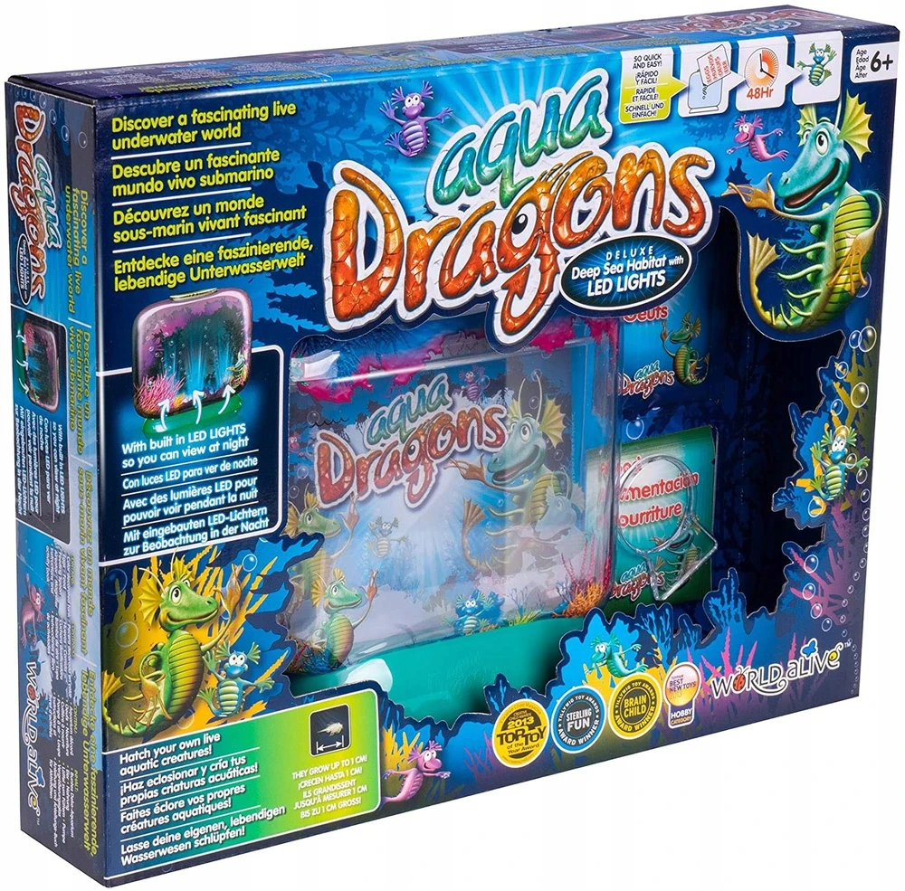 World Alive Akvariumas su LED Šviesomis Aqua Dragons 4003