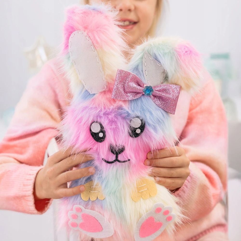 WOW Box Creative rinkinys PLUSH RABBIT, skirtas siuvinėjimui „pasidaryk pats“, skirtas siūti 8+