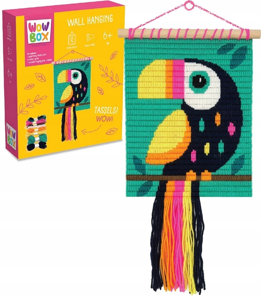 TM Toys Wow Box. Rinkinys makrama Tukan
