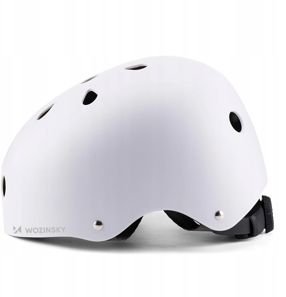 Dviratininko šalmas BMX/paspirtukas Wozinsky lekki 54-58 cm - balta