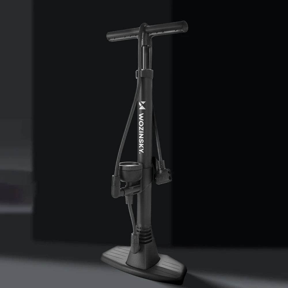Pompka rowerowa Wozinsky WPR-02 podłogowa - juoda