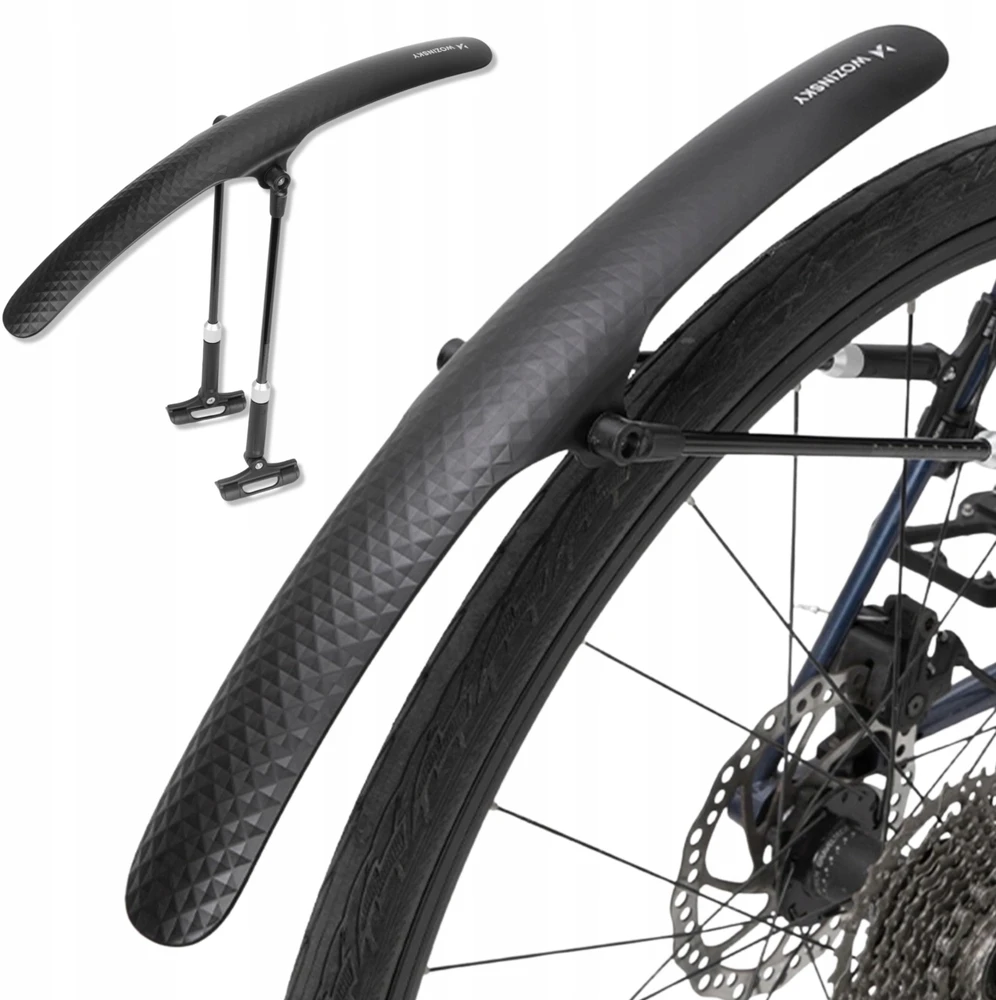 Wozinsky WBR-01 universal adjustable bicycle fender - juodas