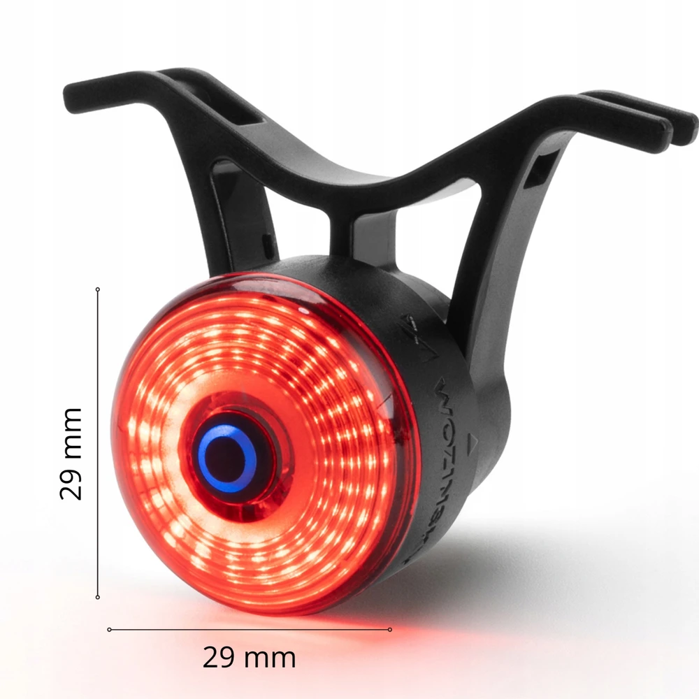 Wozinsky WIS-02 Atsparus vandeniui Smart Tail Light 1pc - Juodas