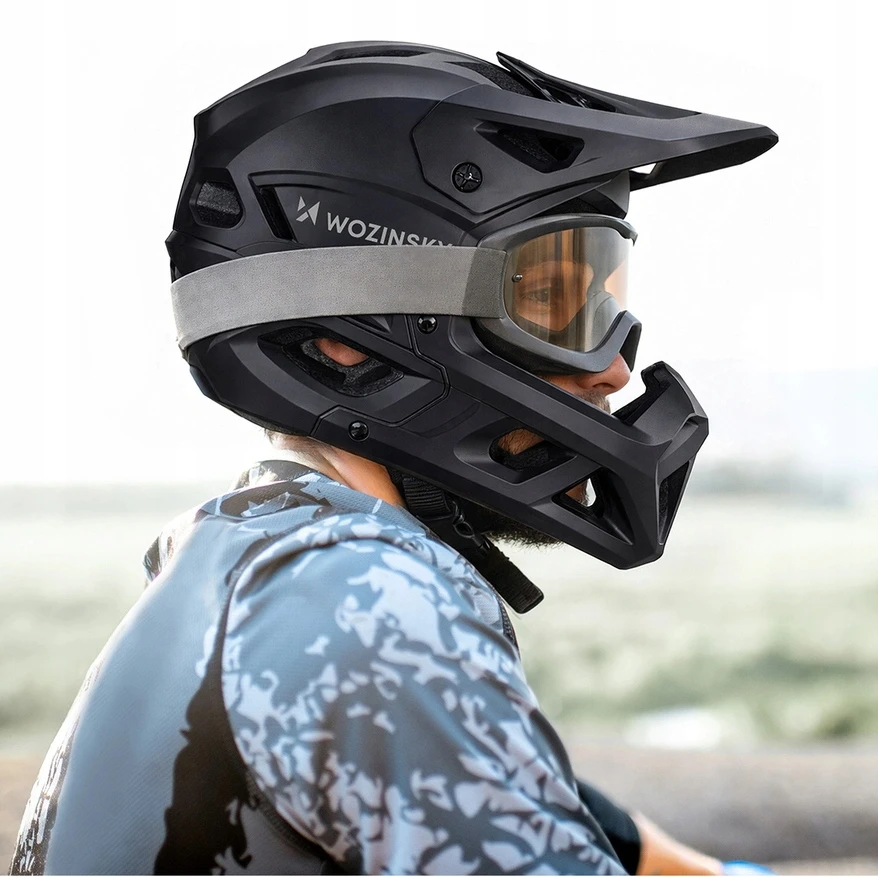 Wozinsky reguliuojamas sportinis galvos apsaugos šalmas MTB dviračiui, 60-62 cm
