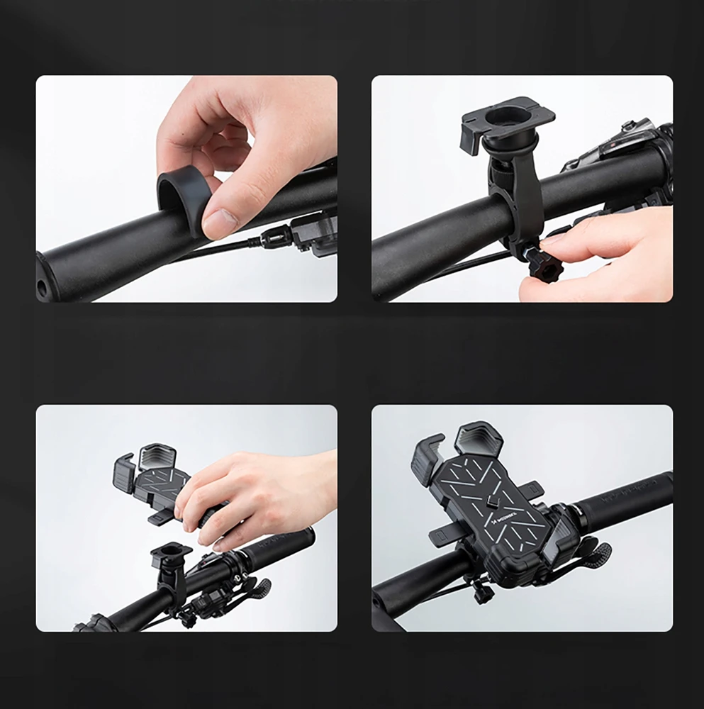 Wozinsky WUD-01B Handlebar Phone Holder for Bike - Juodas