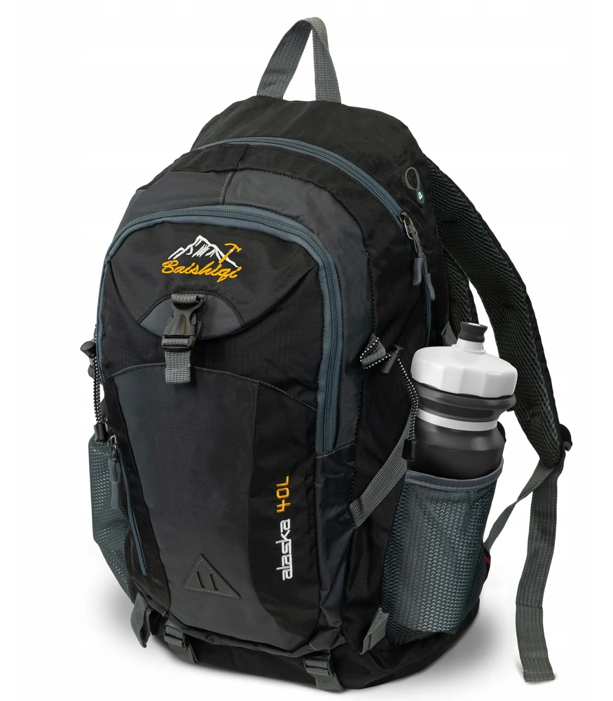 WTM Juodas TREKING BACKPACK MOUNTAIN 40L STIPRIOS VYRŲ MOTERIŠKOS