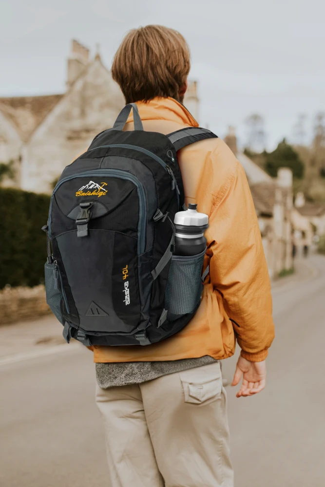 WTM Juodas TREKING BACKPACK MOUNTAIN 40L STIPRIOS VYRŲ MOTERIŠKOS
