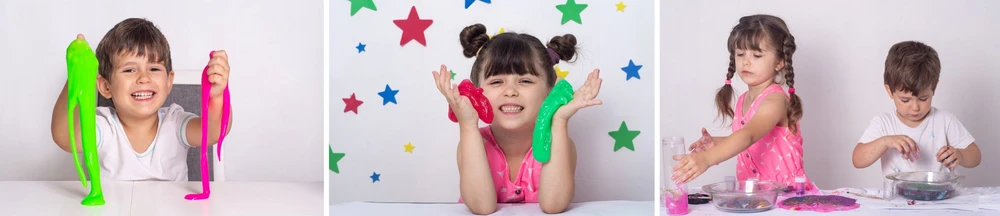 WTM SLIME SLIME RINKINYS SLUTS GAMYBAI „7 viename 1“ kūrybinga dovana didelė „slimes xxl“ dėžutė