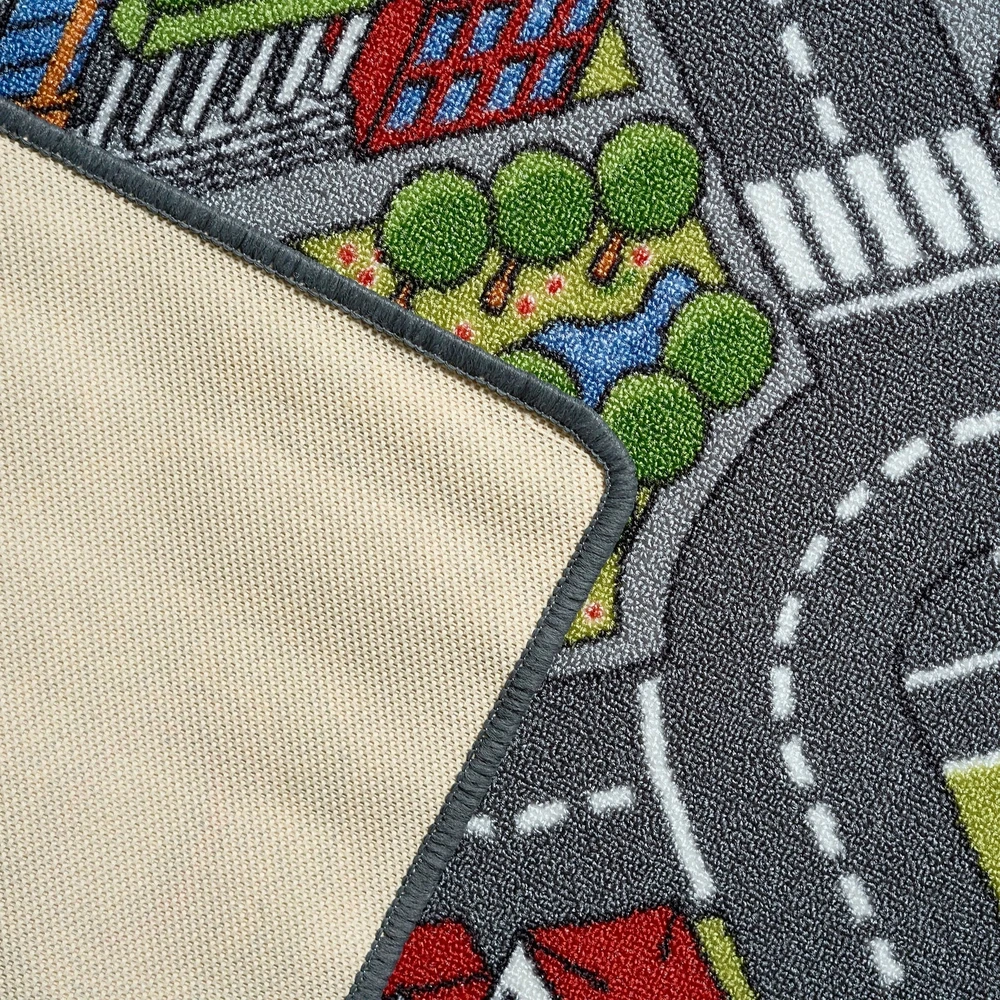 Wykadziny I Dywany Big City Pilkas Street kilimas, 150x200, skirtas vaiko kambariui