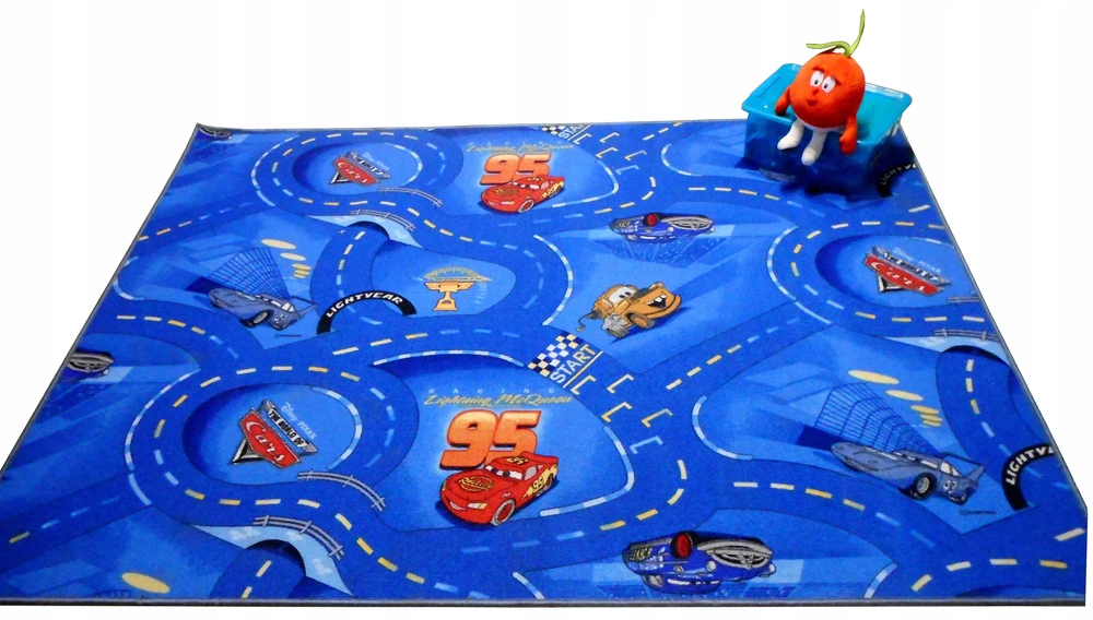 Wykadziny I Dywany DYWAN DISNEY CARS AUTA DROGI MIASTO 200X300 2x3