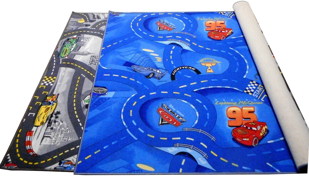 Wykadziny I Dywany DYWAN DISNEY CARS AUTA DROGI MIASTO 200X300 2x3