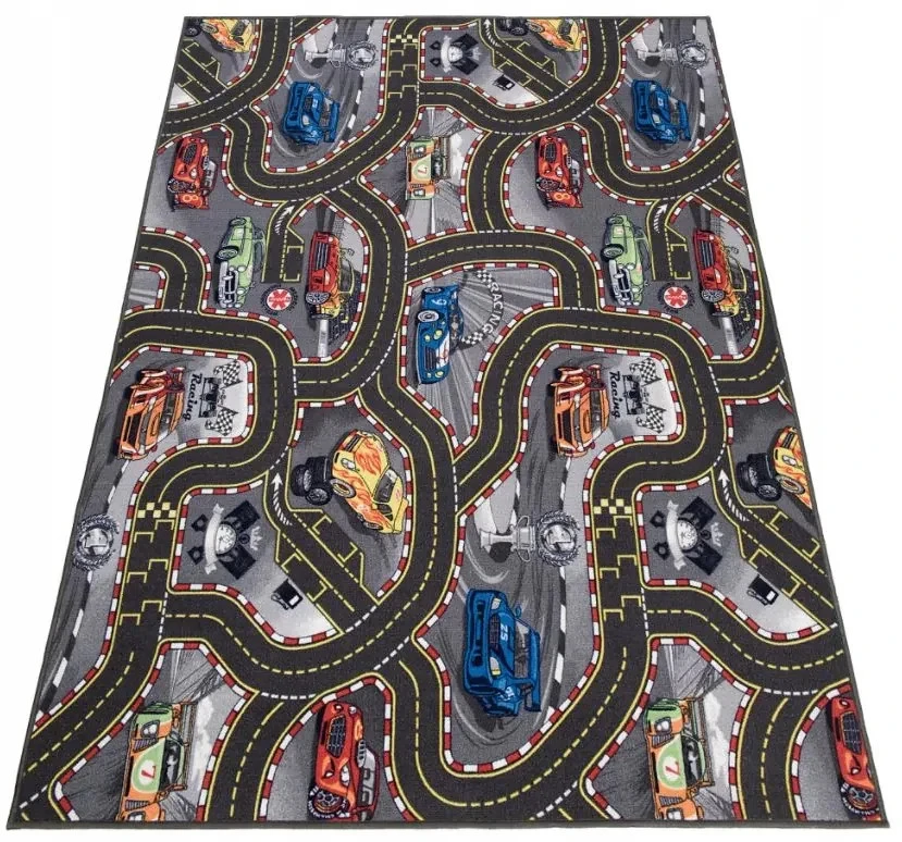 Wykadziny I Dywany DYWAN DISNEY CARS ULICE MIASTO AUTA 200x250 2x2,5
