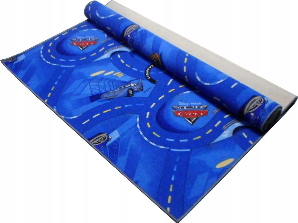 Wykadziny I Dywany Dywanik dziecięcy Disney CARS – Zygzak McQueen dydis 150x200 Mėlyna