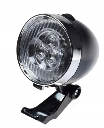 X Light RETRO DVIRAČIO LED PRIEKINIS LEMPAS - VEIKIA BATERIJA - CE
