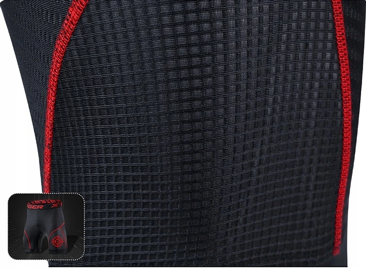 X-Tiger Dviračių kelnaitės su geliniu įdėklu apatinės kelnės LEGS STABILIZATION PRO M