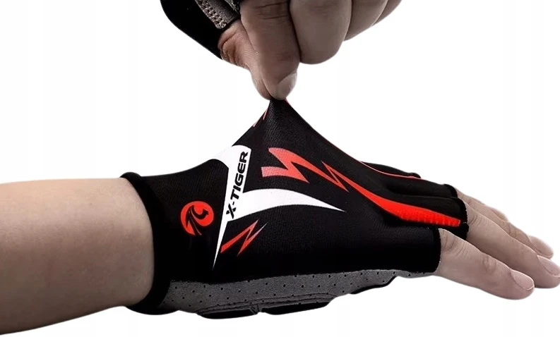 X Tiger Dviratininkų pirštinės be pirštų Lengvos profesionalios RANKŲ APSAUGOS STRONG XL
