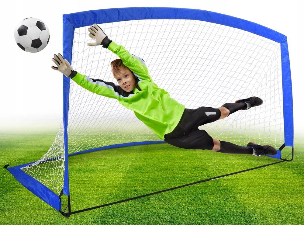 Xboost Bipohome Sporto treniruočių futbolo vartai 200 x 100 cm
