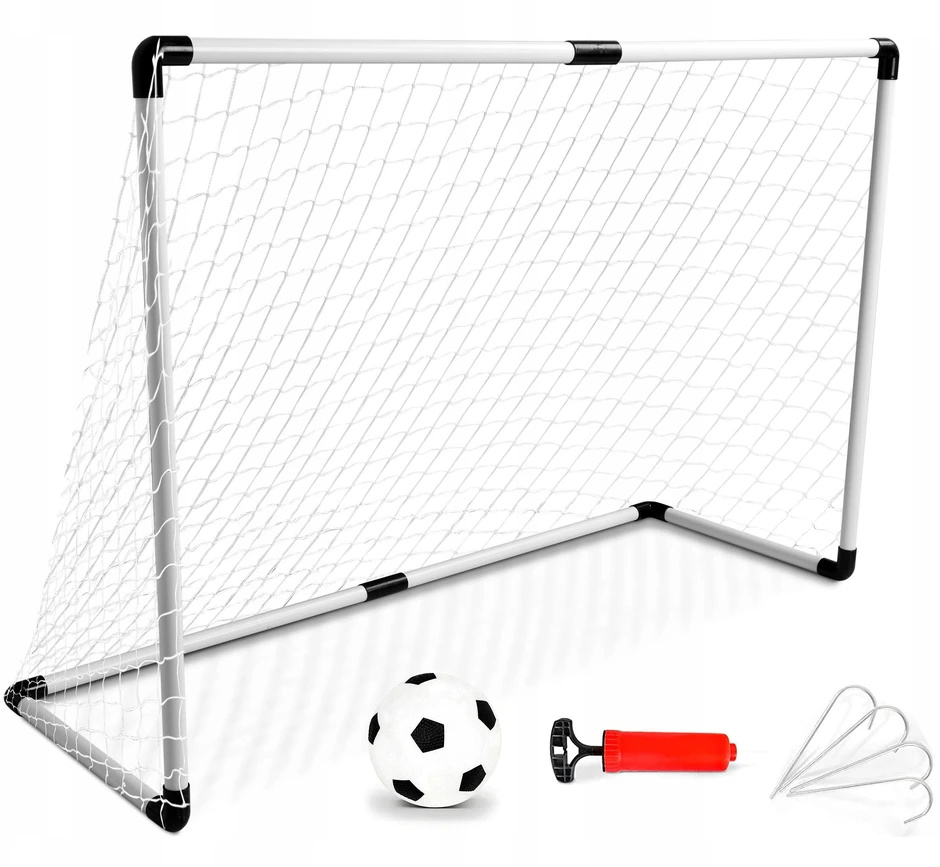 Xboost Mini futbolo vartai vaikams 124 cm, nešiojami, sulankstomi