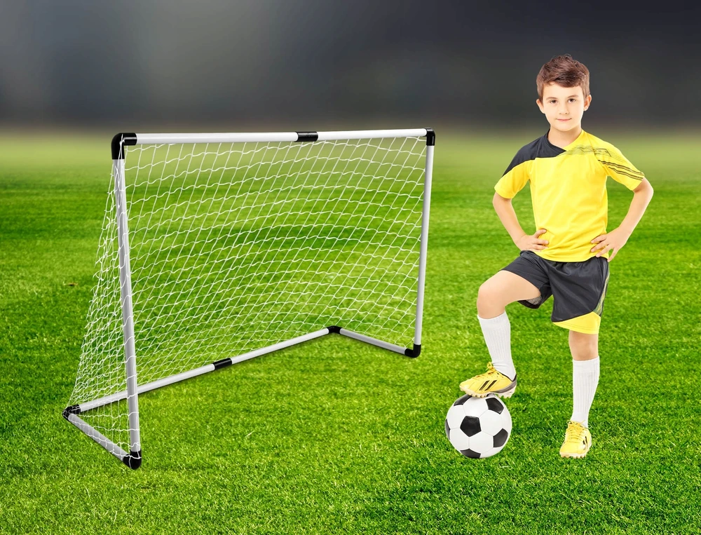 Xboost Mini futbolo vartai vaikams 124 cm, nešiojami, sulankstomi