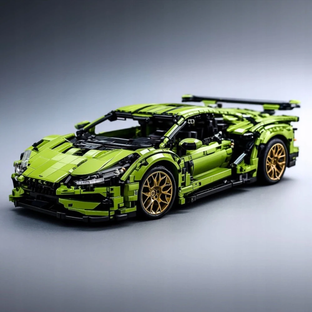 Xingbeiyi Mega Lamborghini Cyberpunk Block Set 1280 Elements 1:14 Sport Car