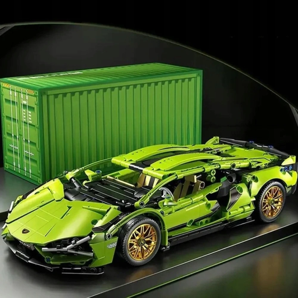 Xingbeiyi Mega Lamborghini Cyberpunk Block Set 1280 Elements 1:14 Sport Car