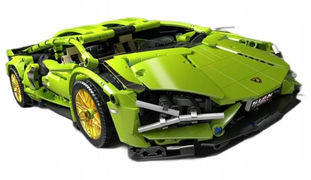 Xingbeiyi Mega Lamborghini Cyberpunk Block Set 1280 Elements 1:14 Sport Car