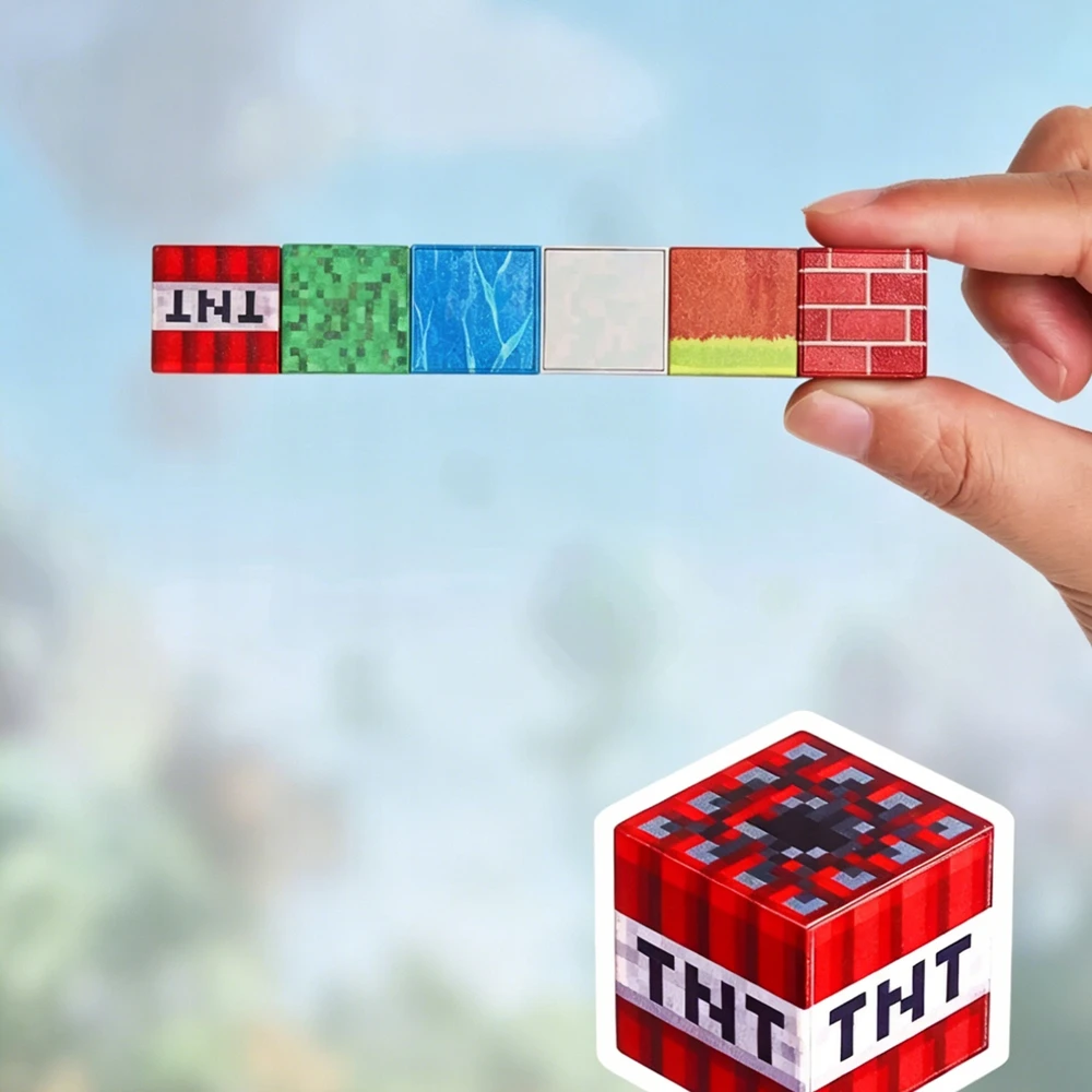 XINLONGDIANZI Magnetiniai blokai 100 vnt + 100 vnt rinkinys rožinė 3D pilis + aukščiausios kokybės konteineris