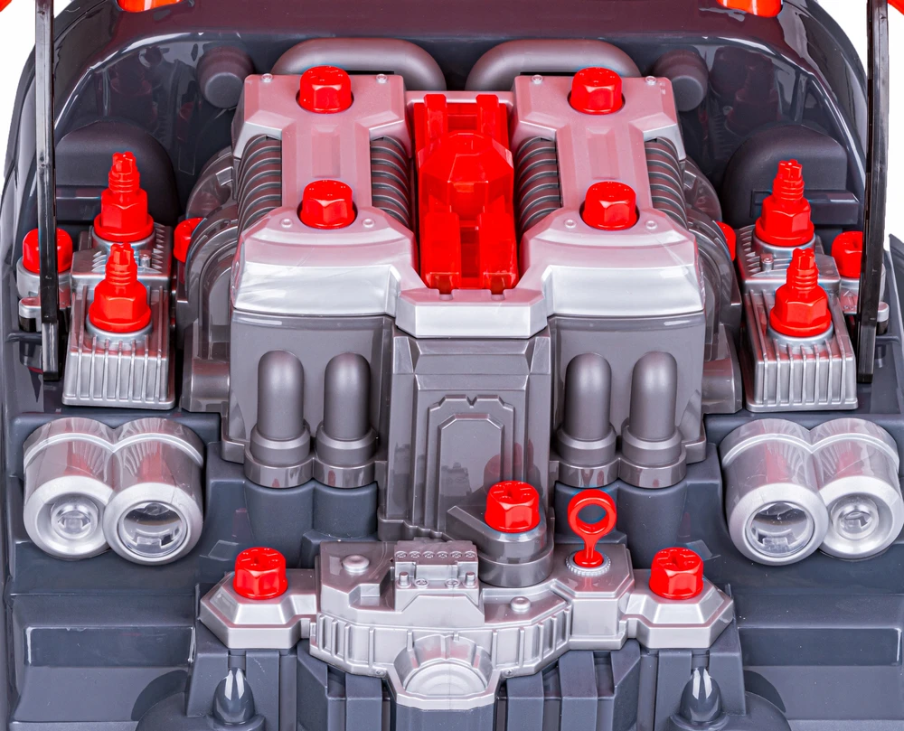 Xiong Cheng Jaunojo mechaniko komplektas su automobiliu, 61 el.