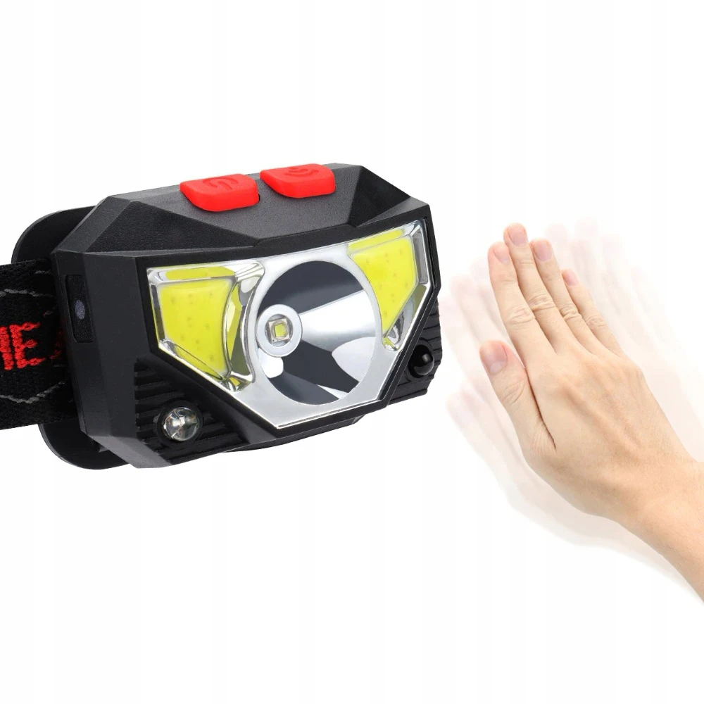 XPG COB LED PRIEKINĖ LIPPA PRIEKINĖ LEMPUTA PRIEKINĖ LEMPAS USB JUDĖJIMO JUTIKLIS LENGVAS 8 FUNKCIJOS