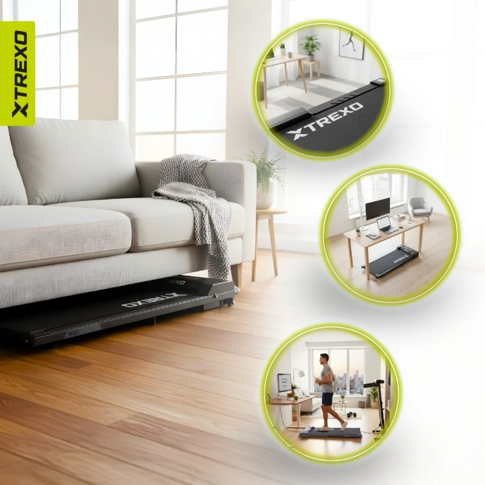 Xtrexo Elektrinis bėgimo takelis TREXO Walking Pad W100 juodas