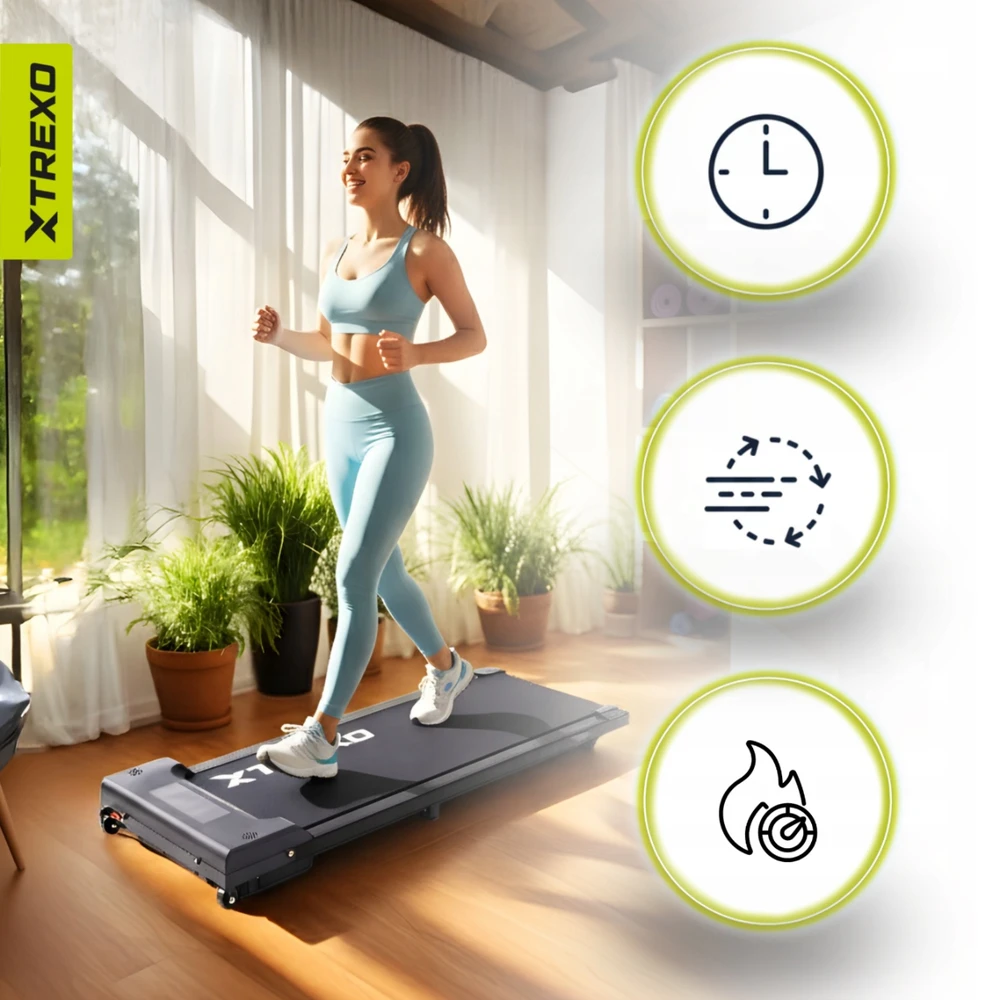 Xtrexo Elektrinis bėgimo takelis TREXO Walking Pad W100 juodas