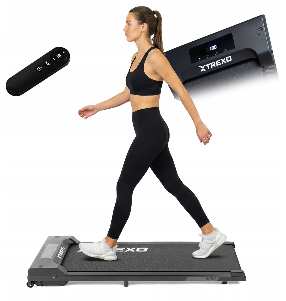 Xtrexo Elektrinis bėgimo takelis TREXO Walking Pad W100 juodas