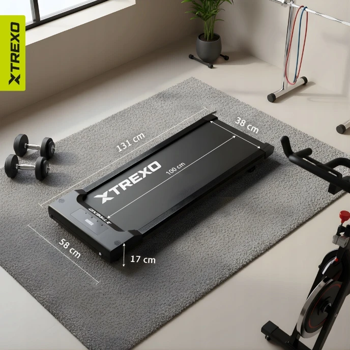 Xtrexo Elektrinis bėgimo takelis TREXO Walking Pad W100 juodas