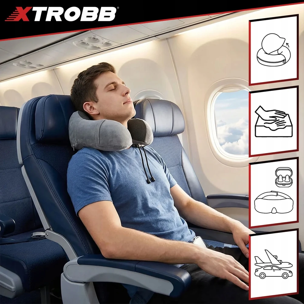 3D kelioninė pagalvė Xtrobb 26087