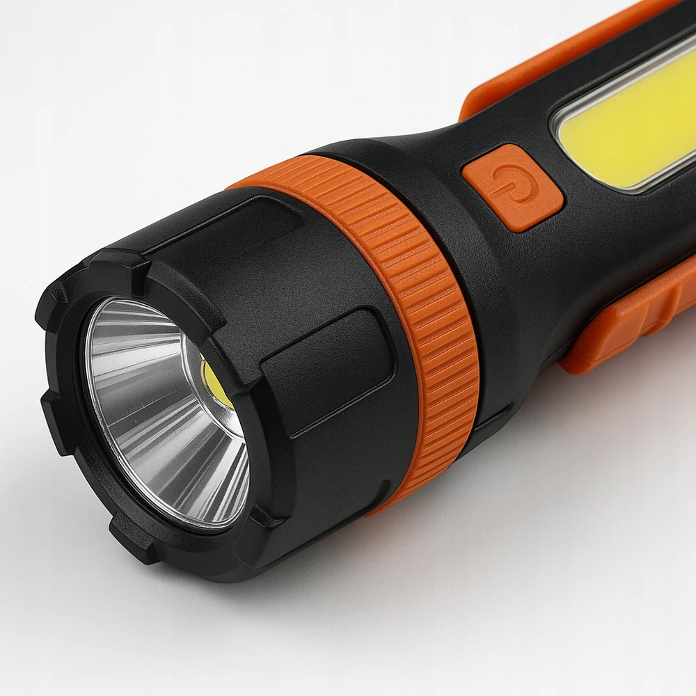 Xudo Xd Galingas, vandeniui atsparus, baterija maitinamas LED žibintuvėlis su magnetu, 2 XUDO apšvietimo režimai