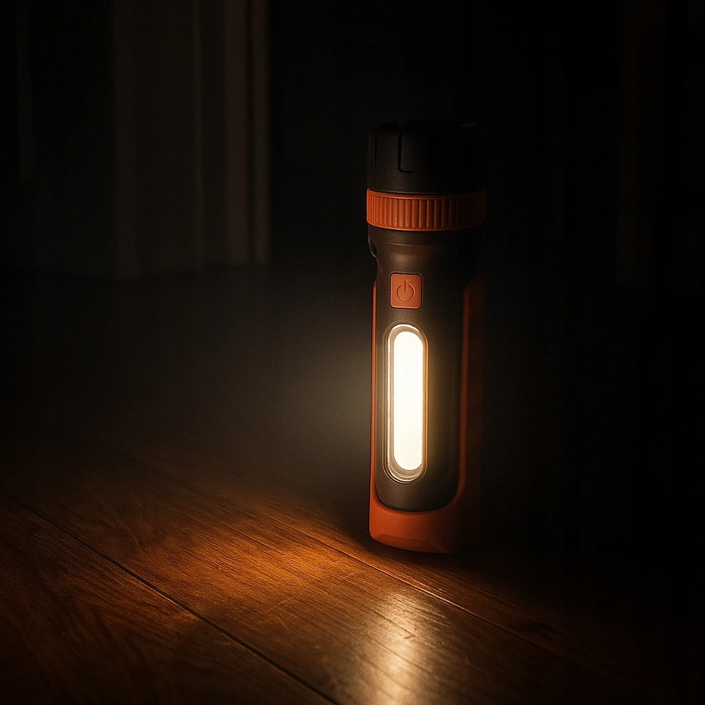 Xudo Xd Galingas, vandeniui atsparus, baterija maitinamas LED žibintuvėlis su magnetu, 2 XUDO apšvietimo režimai