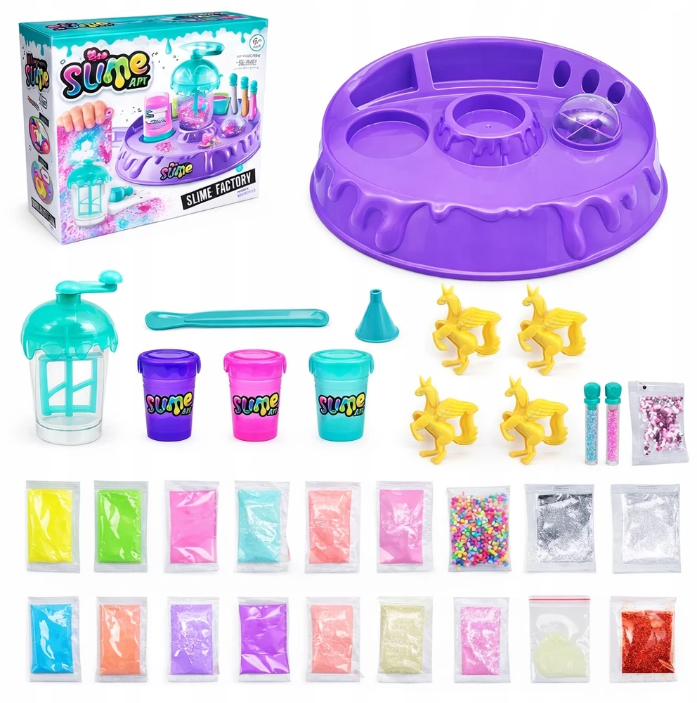 XXL SLIME GAMYBOS RINKINYS SLIME FACTORY LABORATORIJA VAIKAMS pasidaryk pats