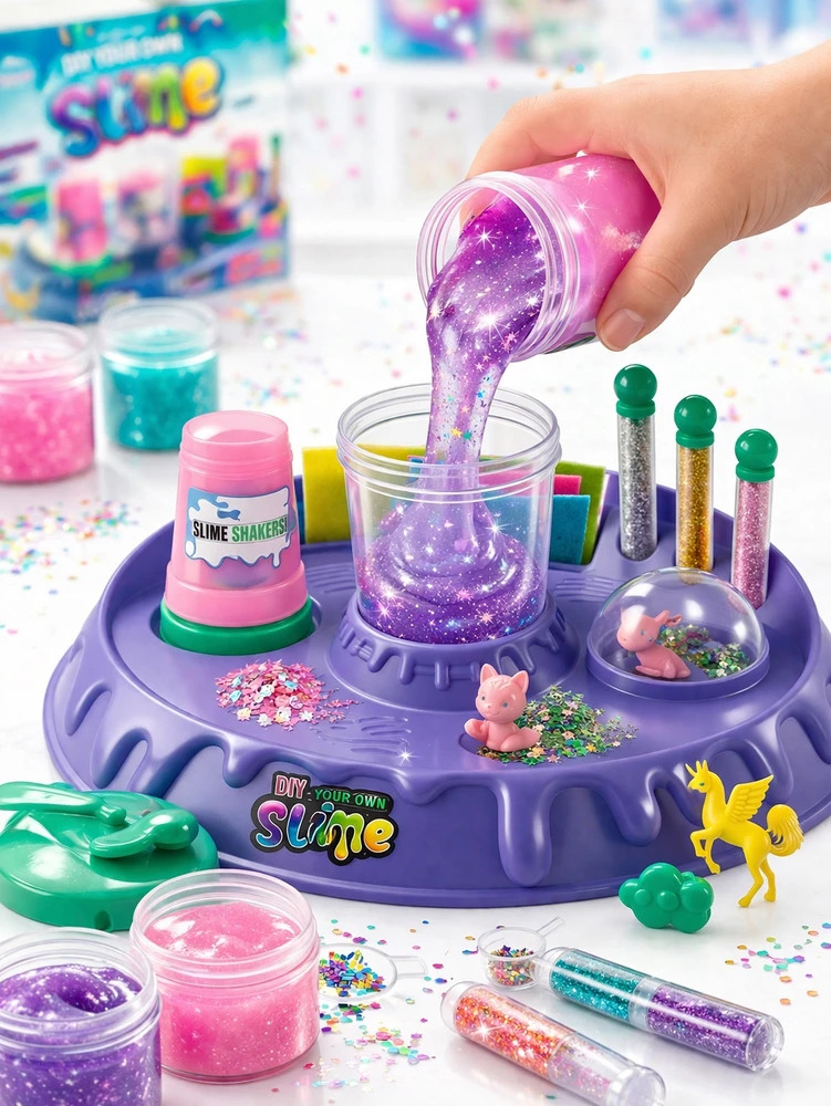 XXL SLIME GAMYBOS RINKINYS SLIME FACTORY LABORATORIJA VAIKAMS pasidaryk pats
