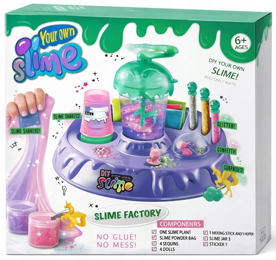 XXL SLIME GAMYBOS RINKINYS SLIME FACTORY LABORATORIJA VAIKAMS pasidaryk pats