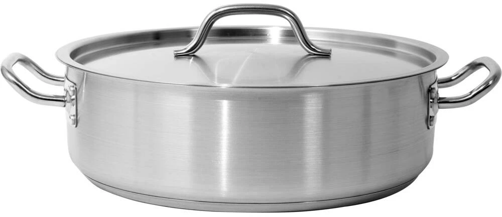 Yato Nerūdijančio plieno troškinimo puodas su dangčiu, 36x11cm, 11,2L troškinimo puodas