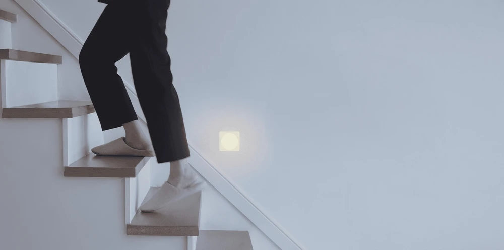 Naktinis šviestuvas Xiaomi Yeelight Plug-in Light Sensor Nightlight 0.5W, 2500K Mi Smart Home