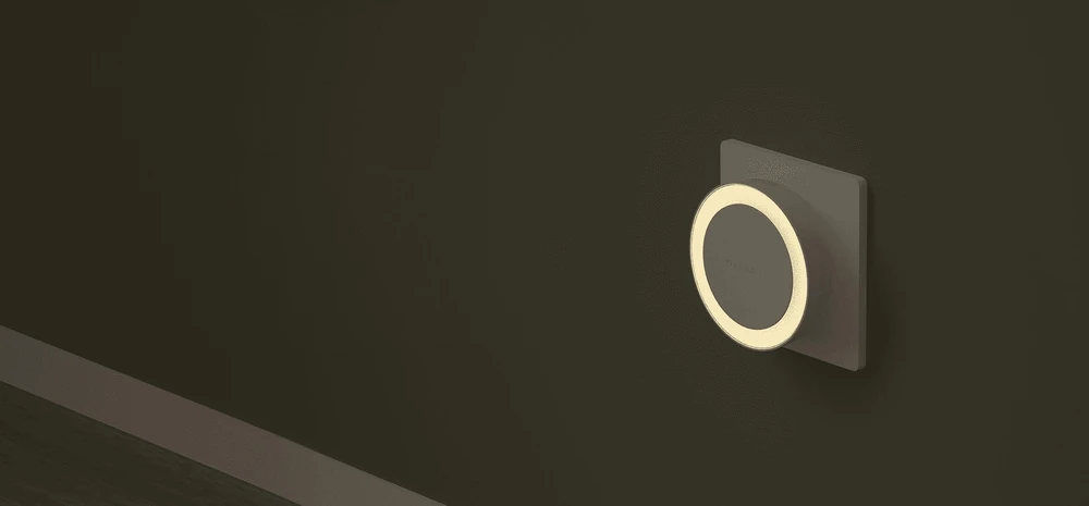 Naktinis šviestuvas Xiaomi Yeelight Plug-in Light Sensor Nightlight 0.5W, 2500K Mi Smart Home
